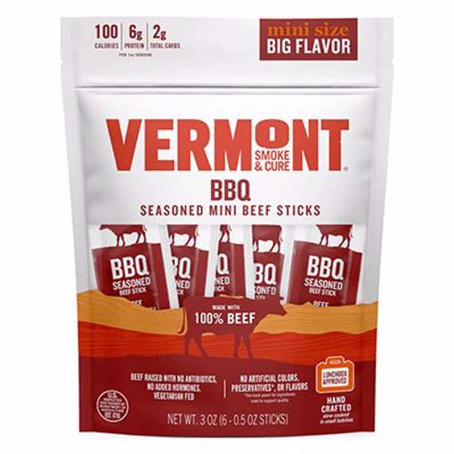 Picture of VTSmoke BBQ Beef Mini Stick Go Pack 8/3o