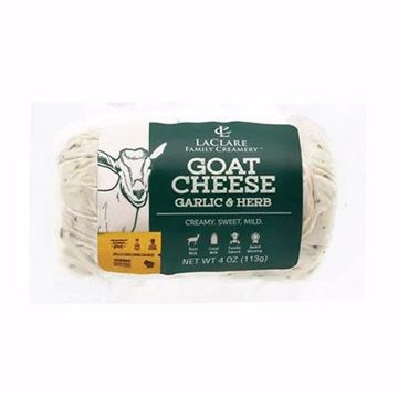 Picture of LACLARE GOAT LOG GARLIC HERB 12/4OZ
