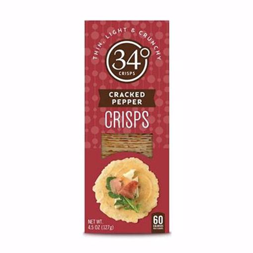 Picture of 34 Degrees Cracked Pepper Crisps 12/4.5oz