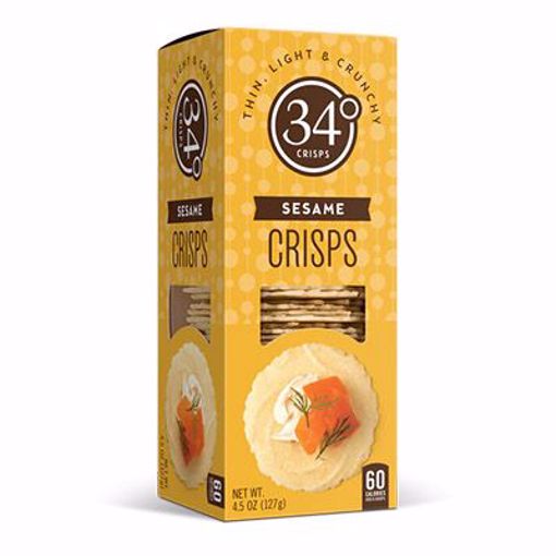 Picture of 34 Degrees Sesame Crisps 12/4.5oz
