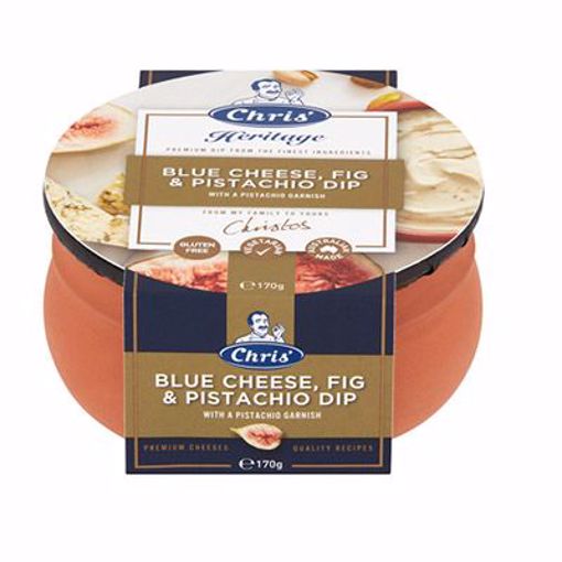 Picture of Chris Foods Blue, Fig, and Pistachio Spread 6/6oz