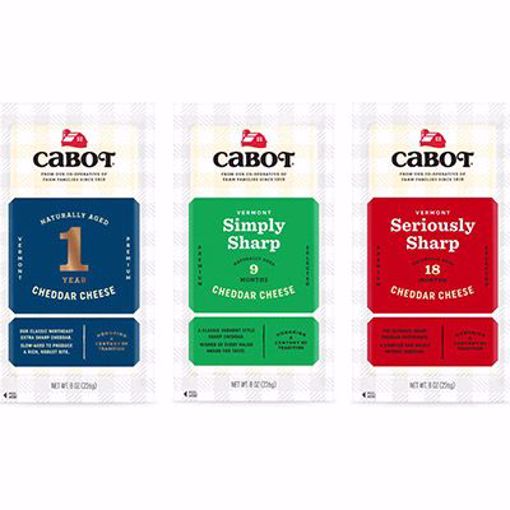 Picture of Cabot Cheddar 1 Year Bar Deli 12/8oz