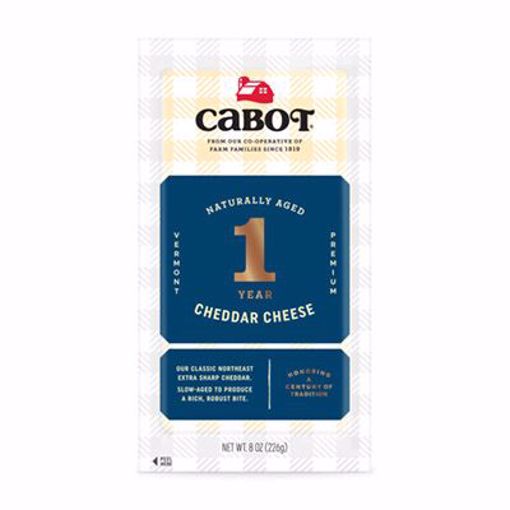 Picture of Cabot Cheddar 1 Year Bar Deli 12/8oz