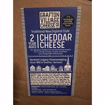 Picture of Grafton 2YR Cheddar Block 1/40lbs 1/40 lb