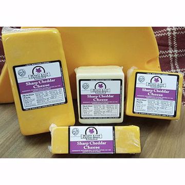 Picture of Maple Leaf Wisconsin Cheddar Sharp White Print 1/10 lb