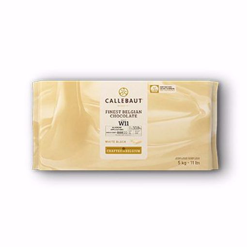 Picture of Callebaut Chocolate Block White WNV 5/11 lb