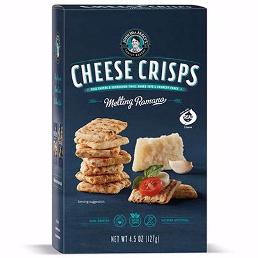 Picture of John Wm. Macy's Melting Romano Cheesecrisps 6/4.5oz