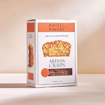 Picture of Rustic Bakery Artisan Crisps Apricot, Pistachio, & Brandy 12/5 oz