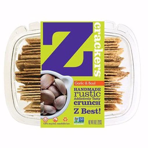 Picture of Z Cracker Garlic & Basil 12/8 oz