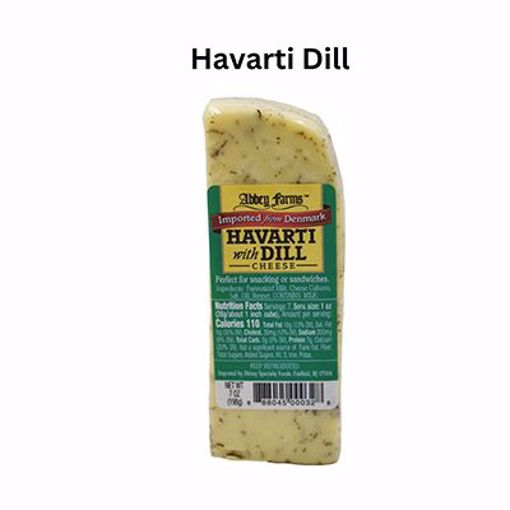 Picture of Danish Havarti Dill Precuts 12/7oz EW