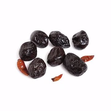 Picture of Barnier Olives Black Oil Cured Hot Pep 1/13.2 lb