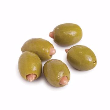 Picture of MT Athos Olives Stuffed with Almonds 2/5 lb