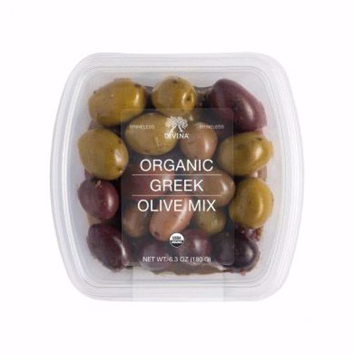 Picture of DELI CUP Organic Greek Mix Olives 6/6.3 oz