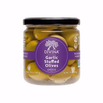 Picture of MT Athos Olives Stuffed with Garlic Jars 6/7.8 oz