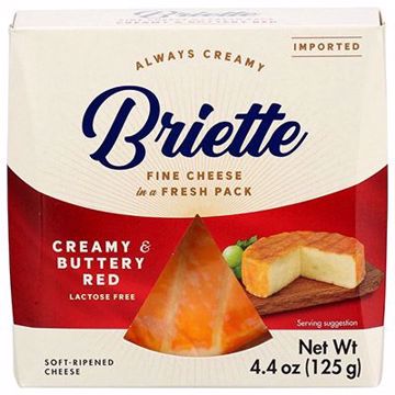 Picture of Briette Creamy & Buttery Red Lactose Free 10/4.4 oz