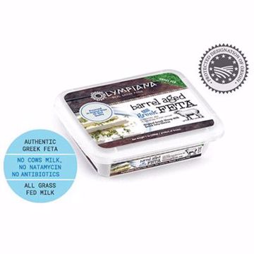 Picture of Olympiana Feta Cheese Barrel Aged PDO Grass Fed 12/7 oz
