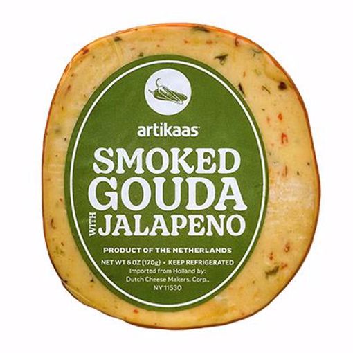 Picture of Artikaas Smoked Gouda with Jalapeno Pre-pack 12/6oz