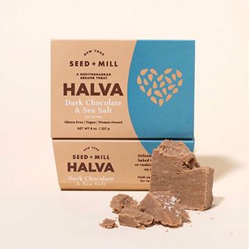 Picture of Seed & Mill Halva Dark Chocolate & Sea Salt 12/8 oz