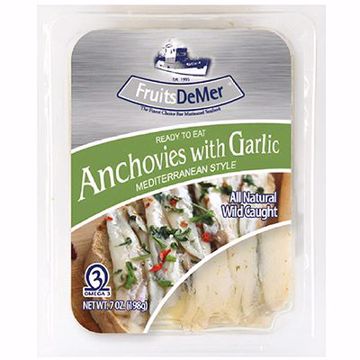 Picture of Fruits de Mer White Anchovies Garlic 10/7 oz