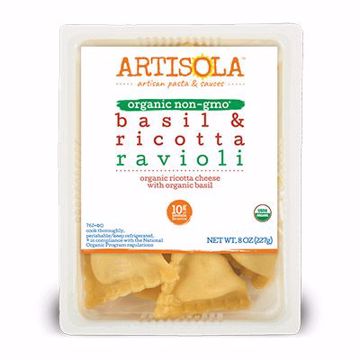 Picture of Artisola Basil Ricotta Ravioli 6/8 oz