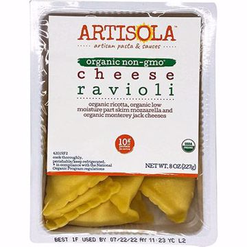 Picture of Artisola Organic Cheese Ravioli 6/8 oz