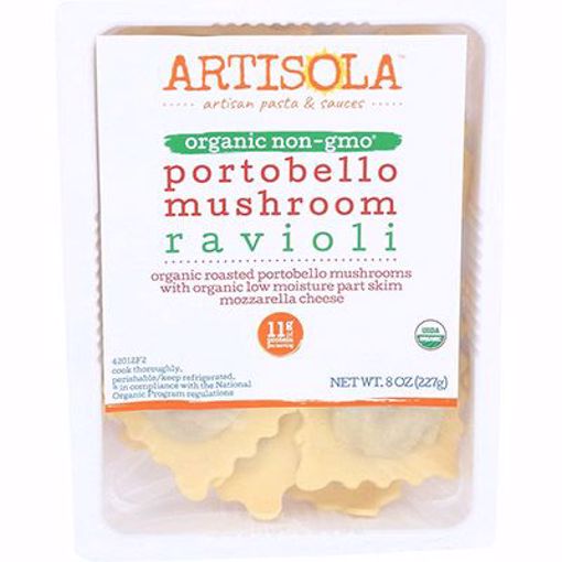 Picture of Artisola Organic Portabello Mushroom Ravioli 6/8 oz