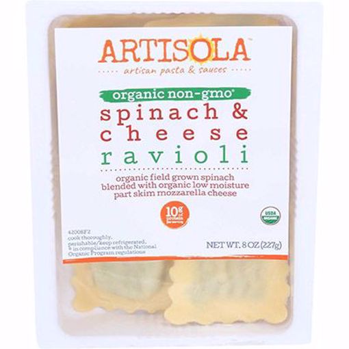 Picture of Artisola Organic Spinach Cheese Ravioli 6/8 oz