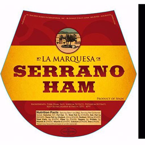 Picture of Jamon Serrano Ham La Marquesa 1/12 lb