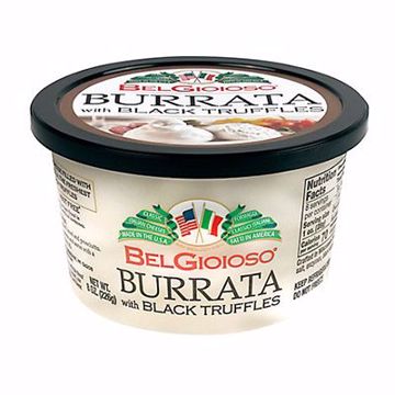 Picture of BelGioioso Burrata with Black Truffle 6/8 oz