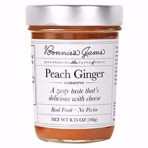 Picture of Bonnie's Jams Peach Ginger Jam 6/8.75 oz