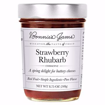 Picture of Bonnie's Jams Strawberry Rhubarb Jam 6/8.75 oz