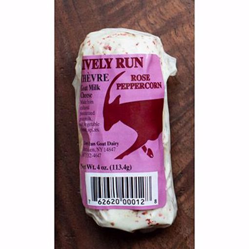 Picture of Lively Run Chevre Logs Rose Peppercorn 12/4oz