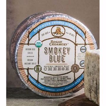 Picture of Rogue Creamery Smokey Oregon Blue Organic Wheel 1/5 lb