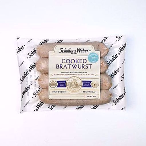 Picture of SCHALLER & WEBER BRATWURST 12/10OZ ANTIBIOTIC FREE