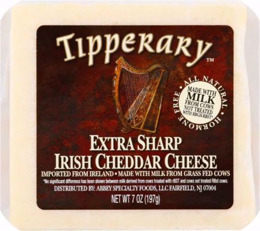 Picture of Tipperary Cheddar Cheddar Extra Sharp Exact Weight 12/7 oz