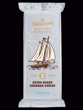 Picture of TILLAMOOK MAKERS RESERVE 3 YR CHEDDAR 12/8OZ