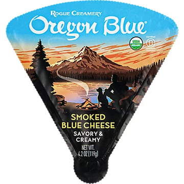 Picture of Rogue Creamery Smokey Oregon Blue Precuts 6/4.2 oz