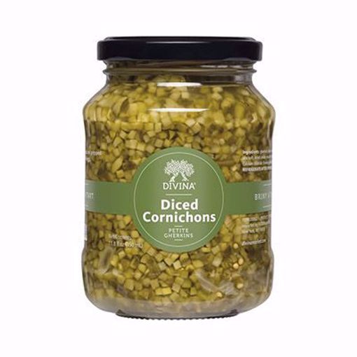 Picture of Divina Cornichons, Diced 8/11.8 oz