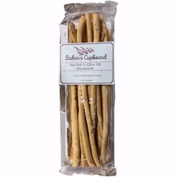 Picture of BAKER'S CUPBOARD SEA SALT & OLIVE OIL BREADSTICKS 12/4OZ