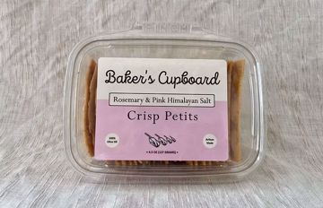 Picture of BAKER'S CUPBOARD ROSEMARY & PINK SALT CRISP PETITS 10/4.5OZ
