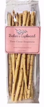 Picture of BAKER'S CUPBOARD 3 CHEESE BREADSTICKS 12/4OZ