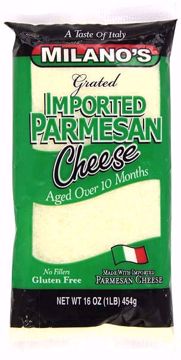 Picture of MILANO GRATED PARMESAN RETAIL BAG 12/1LBS