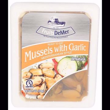 Picture of Fruits de Mer Mussels Chilean with Garlic 10/7 oz