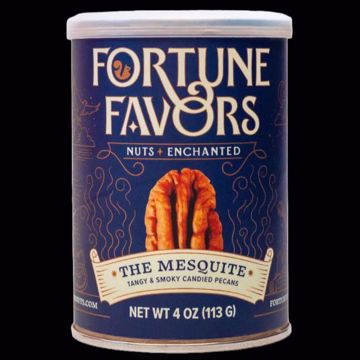 Picture of FORTUNE FAVORS NUTS THE MESQUITE - BARBECUE-SPICED CANDIED PECANS 12/4OZ