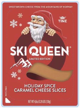 Picture of SKI QUEEN JULE BRUNOST SLICES W/CARDAMOM 12/4.58 OZ SEASONAL