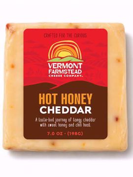 Picture of VERMONT FARMSTEAD HOT HONEY CHEDDAR 12/7 OZ