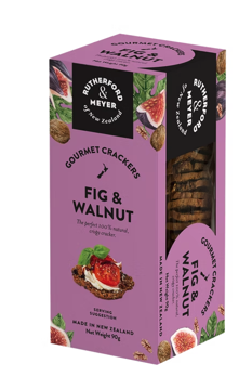 Picture of RUTHERFORD & MEYER GOURMET CRACKERS FIG & WALNUT 12/3.17OZ