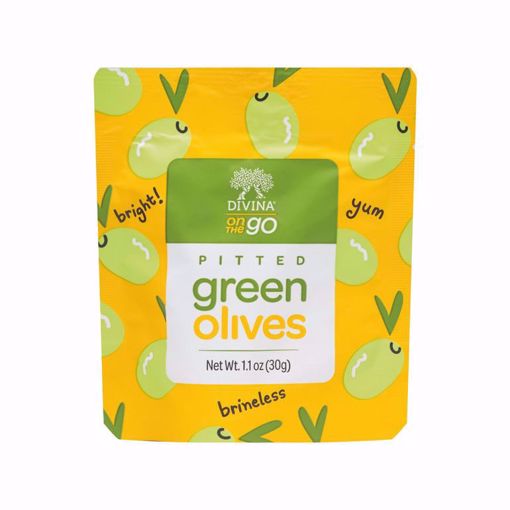 Picture of ON THE GO GREEN OLIVES PITTED 1/10/1.1OZ