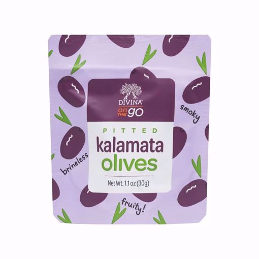 Picture of ON THE GO KALAMATA OLIVES PITTED 6/10/1.1OZ(85220)