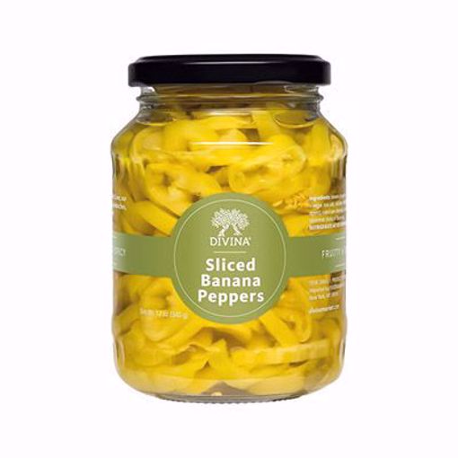 Picture of Divina Banana Peppers, Sliced 8/12 oz